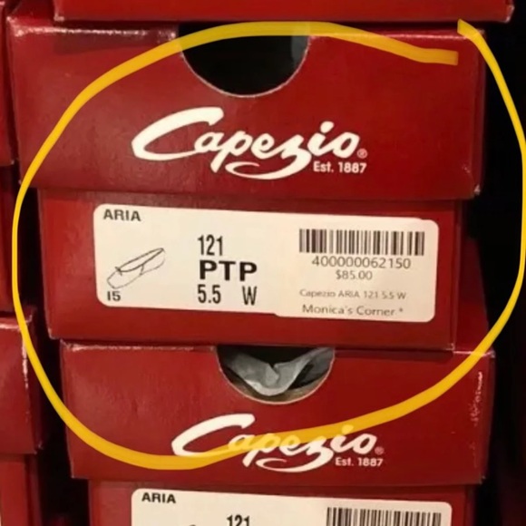 Brand new Original Ballet point shoes Capezio model Aria, size 5.5 - Picture 2 of 3